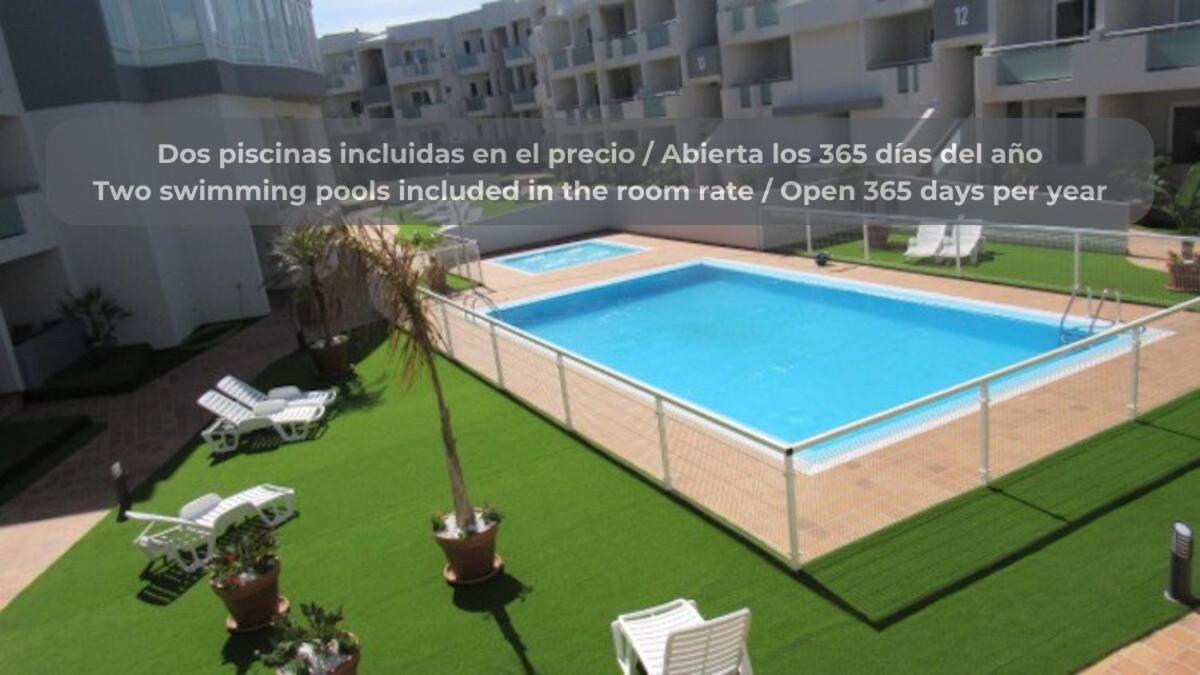 Chocolate Brownie Piscina, Terraza, Planta Baja, Parking Y Wifi Appartement Corralejo