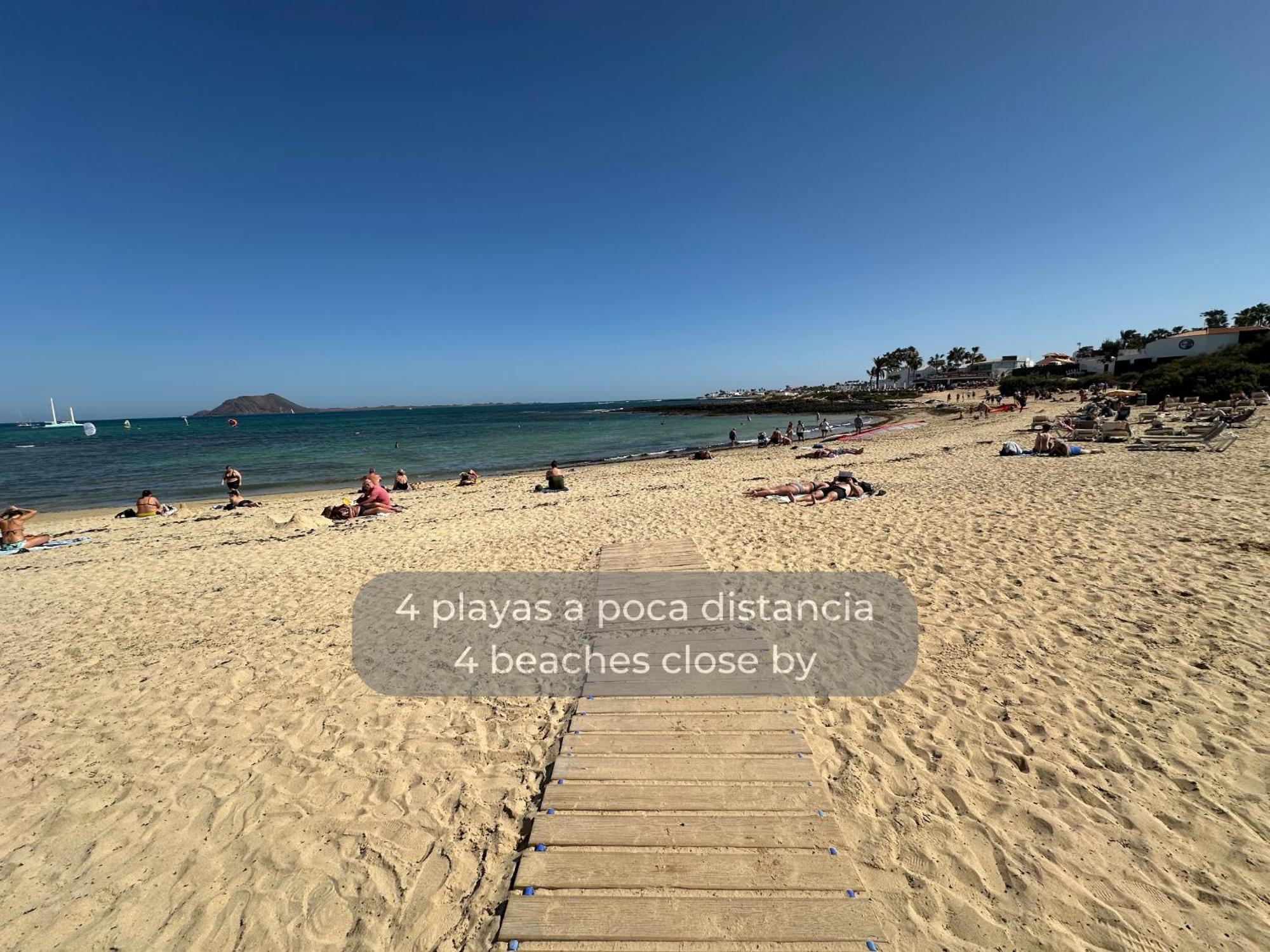 Chocolate Brownie Piscina, Terraza, Planta Baja, Parking Y Wifi Appartement Corralejo